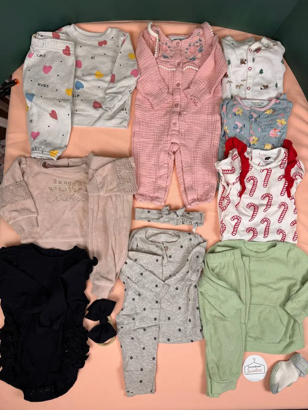 Baby Girl 6–9M Fall/Winter Clothes Lot – Juicy Couture, Magnetic Me & More #572